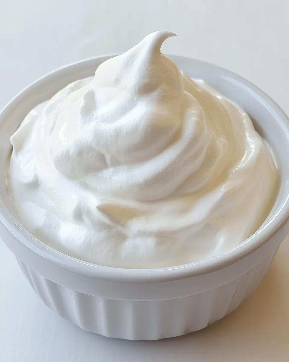 Homemade Clean Eating Whipped Topping photo