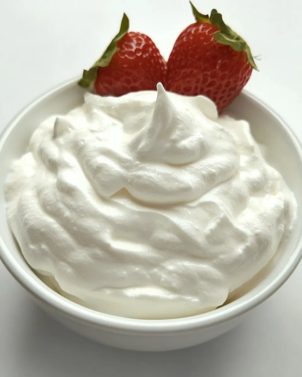 Easy Clean Eating Whipped Topping recipe photo