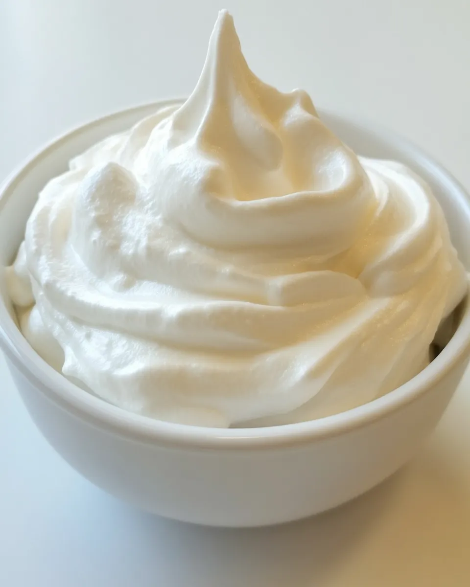 Delicious Clean Eating Whipped Topping shot