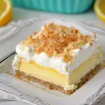 Homemade Coconut Cream Cheesecake Bars photo