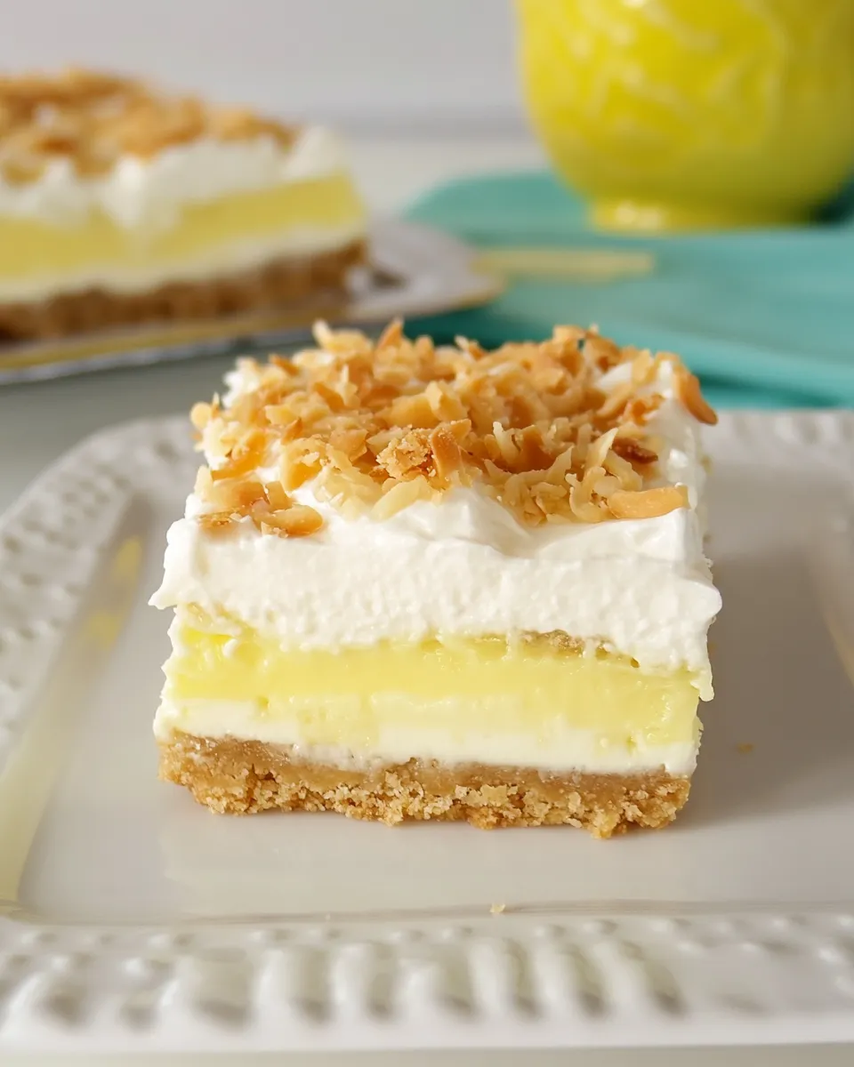 Easy Coconut Cream Cheesecake Bars picture