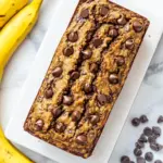 Homemade Coconut Flour Chocolate Chip Banana Bread photo