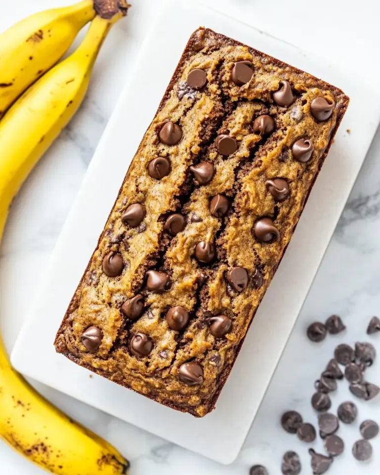 Homemade Coconut Flour Chocolate Chip Banana Bread photo