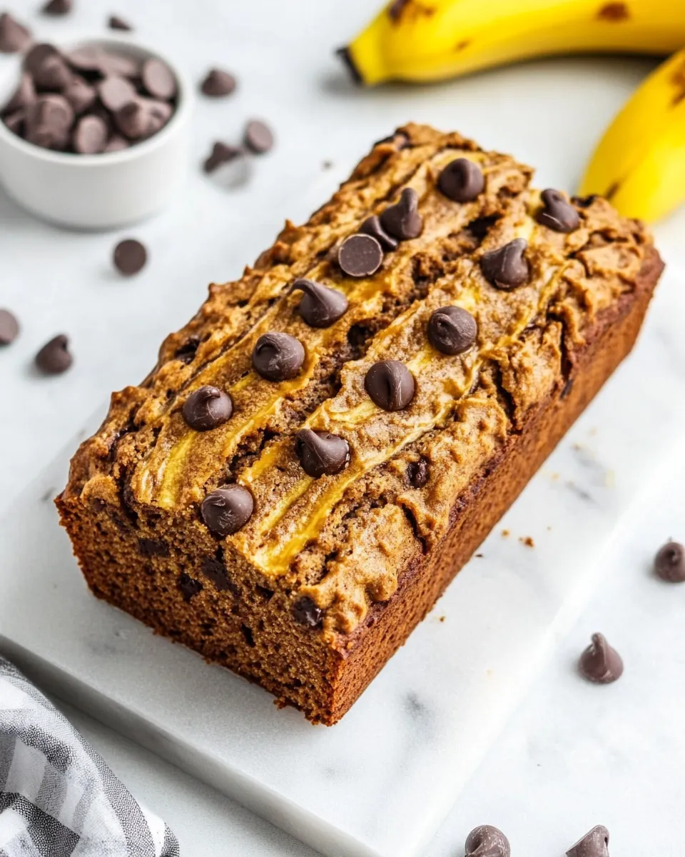 Delicious Coconut Flour Chocolate Chip Banana Bread dish photo