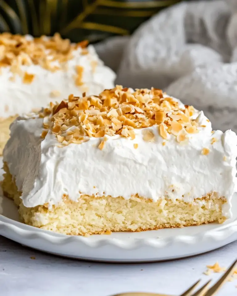 Homemade Coconut Tres Leches Cake photo
