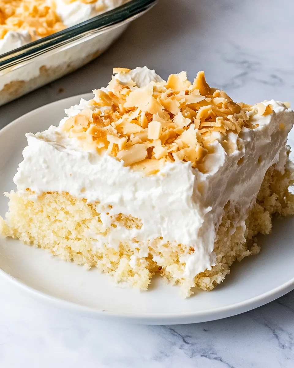 Classic Coconut Tres Leches Cake image