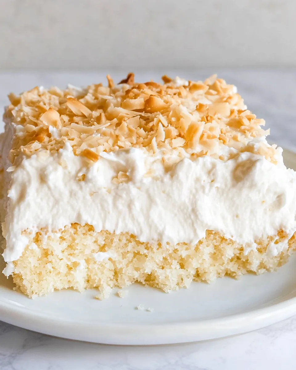 Easy Coconut Tres Leches Cake recipe image