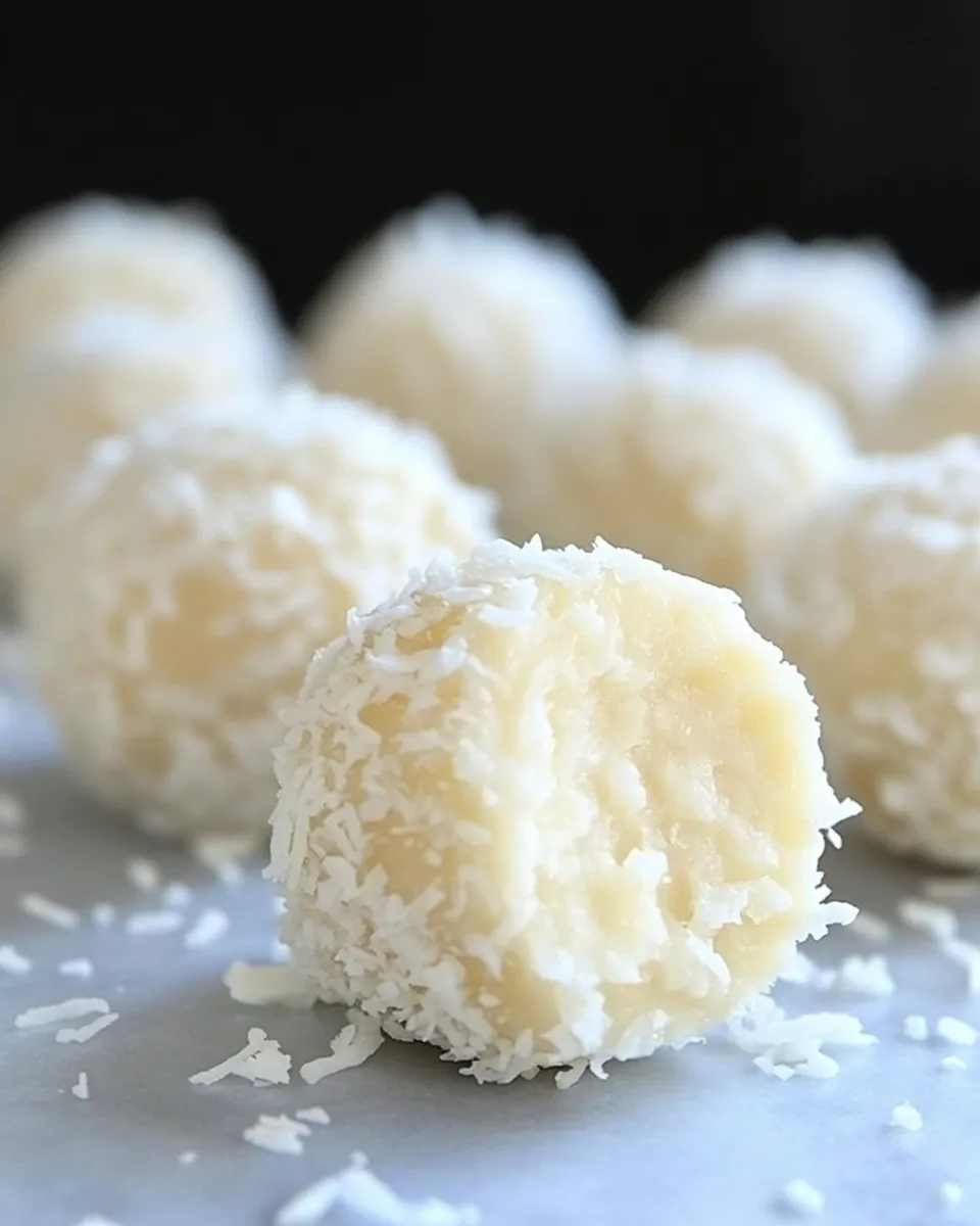 Classic Coconut Truffles image