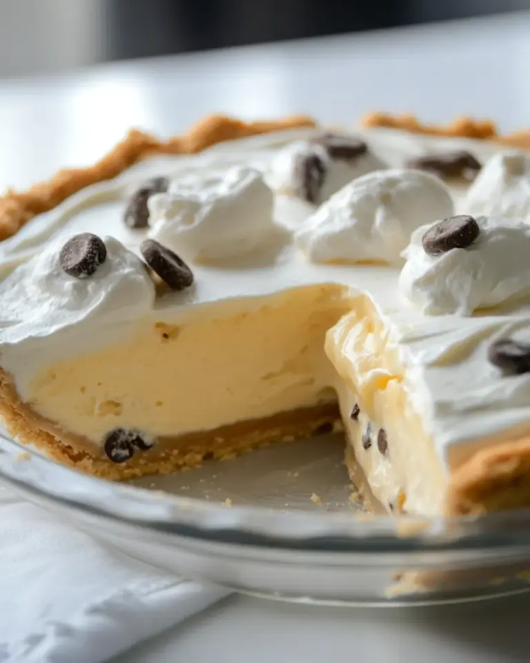 Homemade Cookie Dough Cream Pie photo