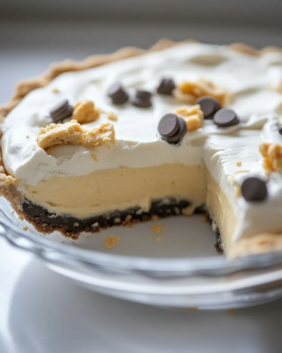 Easy Cookie Dough Cream Pie recipe photo