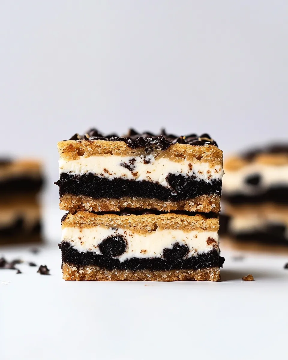 easy Cookies and Cream Bars. picture