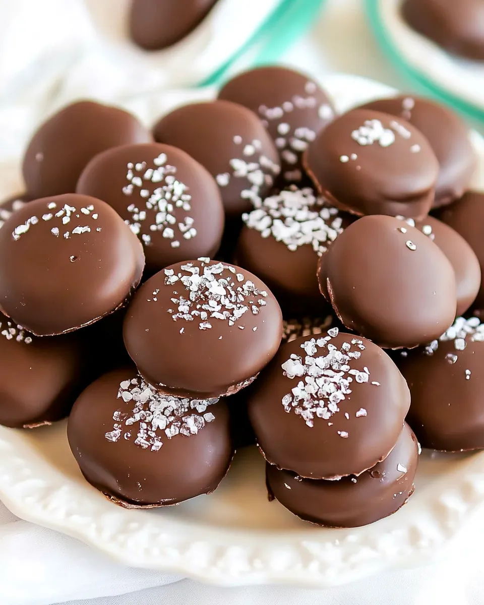 Delicious Copycat York Peppermint Patties plate image