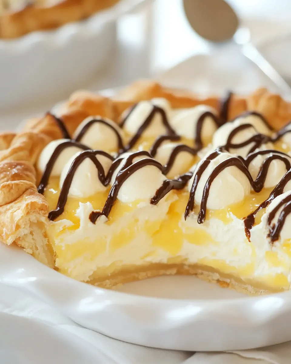 Easy Cream Puff Pie recipe photo