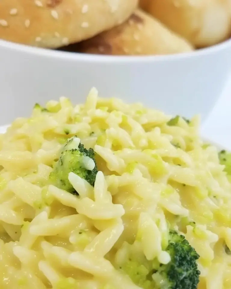 Homemade Creamy Broccoli Orzo photo