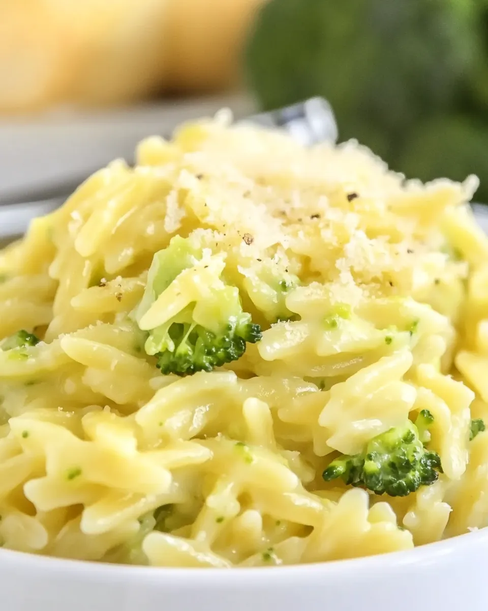Classic Creamy Broccoli Orzo image
