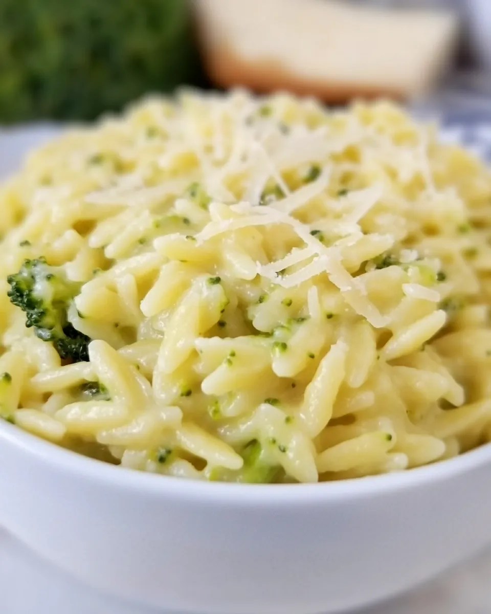 Easy Creamy Broccoli Orzo recipe photo