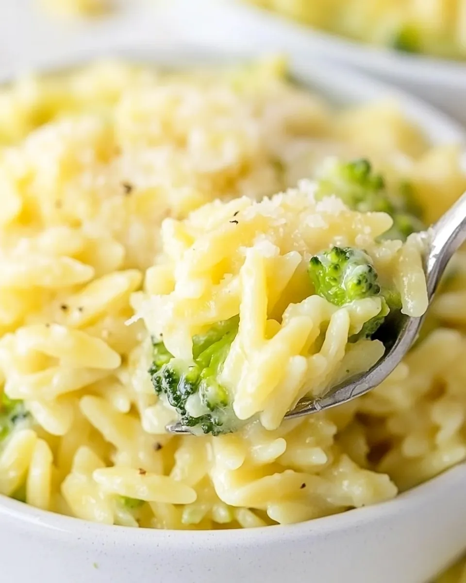 Delicious Creamy Broccoli Orzo dish photo