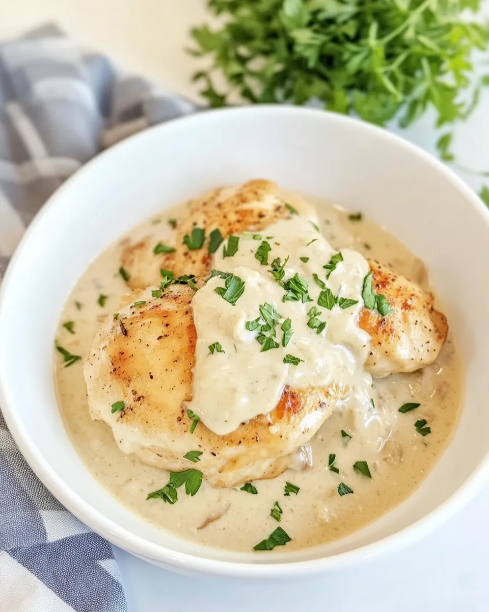 Homemade Creamy Dijon Chicken photo
