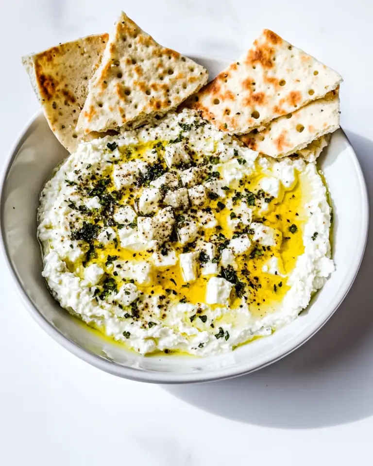 Homemade Creamy Feta Dip. photo