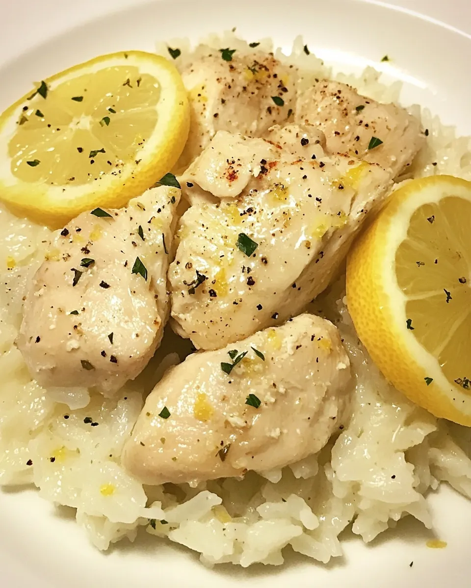 Easy Creamy Lemon Chicken and Rice Recipe picture