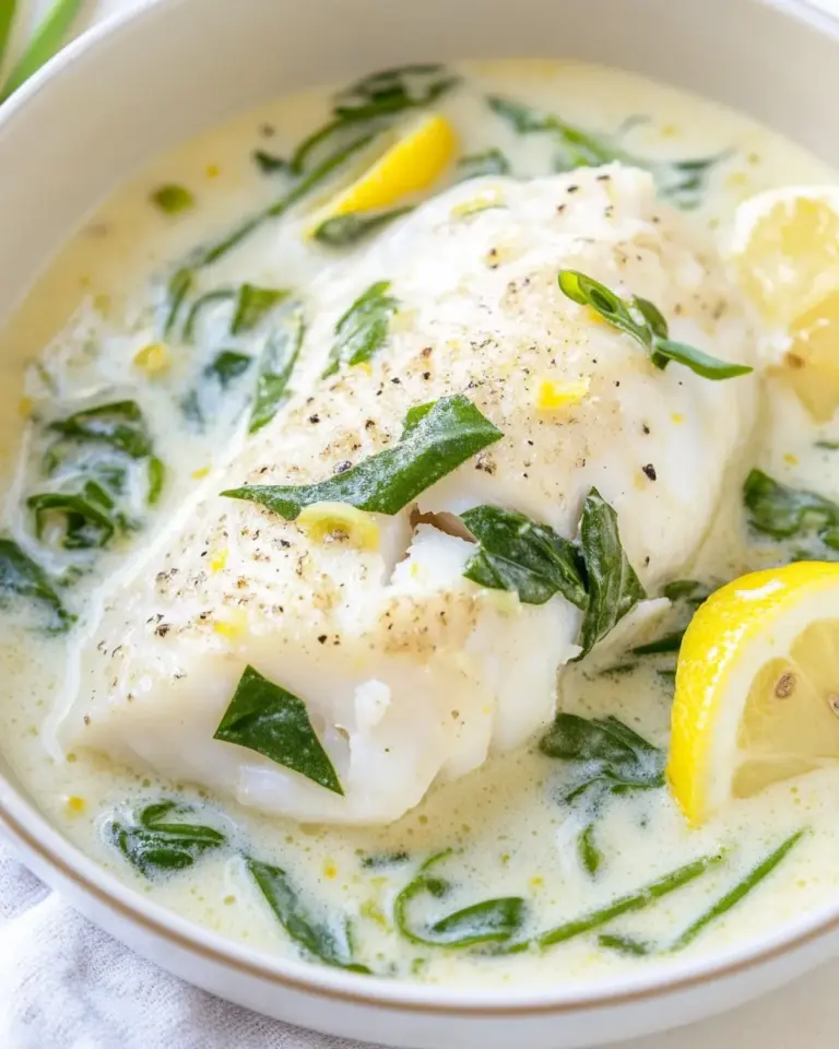 Homemade Creamy Lemon Garlic Cod photo
