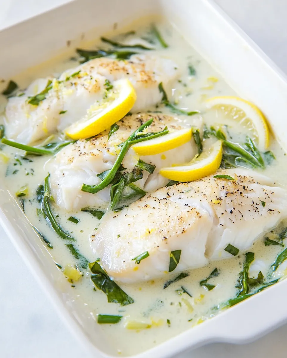 Delicious Creamy Lemon Garlic Cod dish photo
