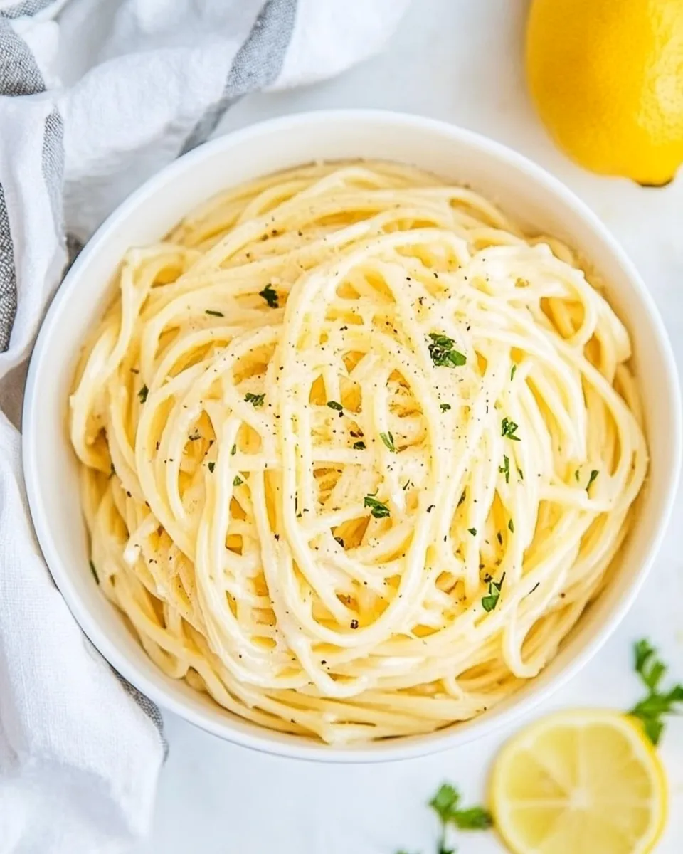 Easy Creamy Lemon Pasta recipe photo