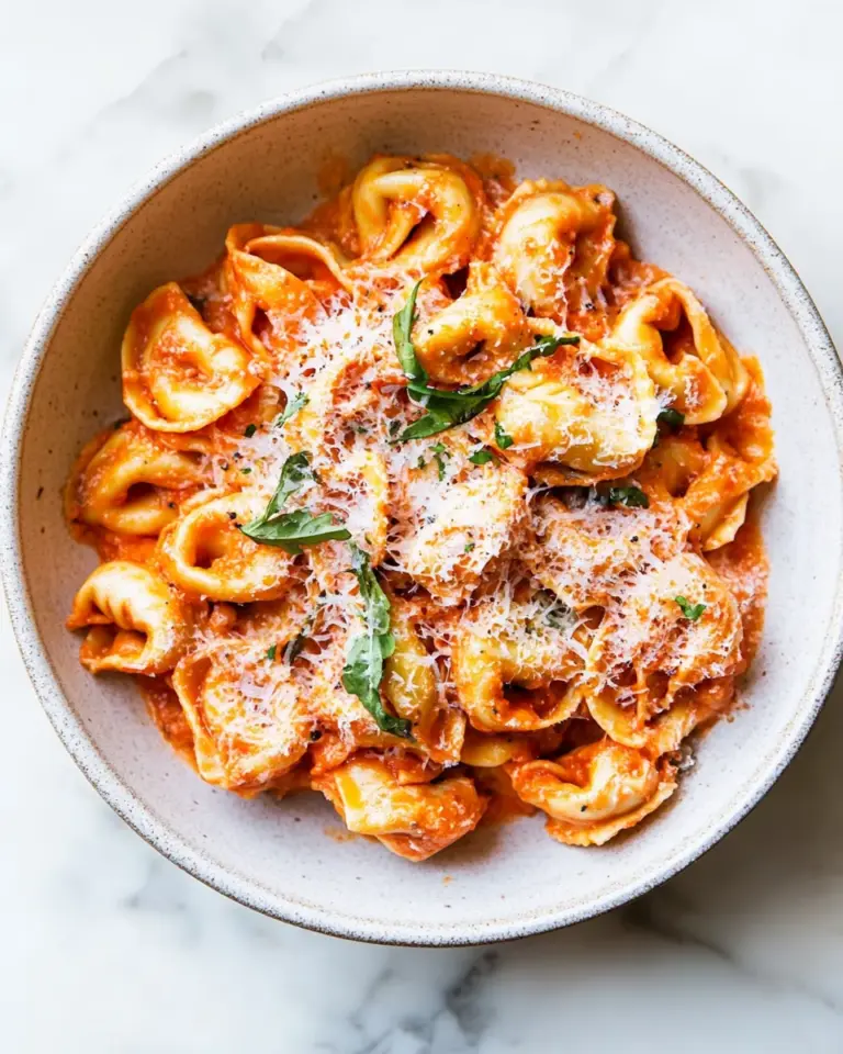 homemade Creamy Tomato Tortellini (One Pan) photo