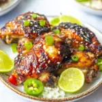 Homemade Crispy Air Fryer Asian Chicken Thighs photo