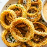Homemade Crispy Air Fryer Onion Rings photo