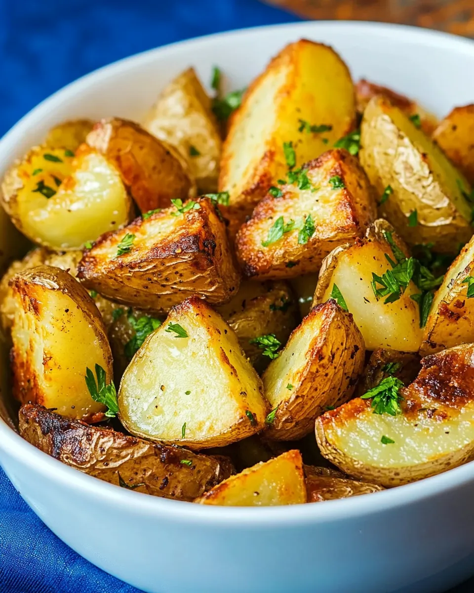 Easy Crispy Air Fryer Potatoes recipe image
