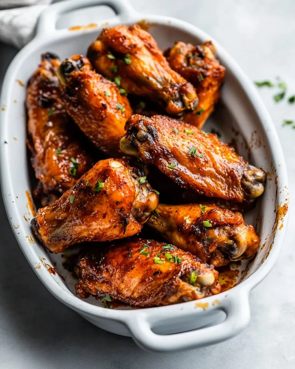 Delicious Crispy Baked Chicken Wings dish photo
