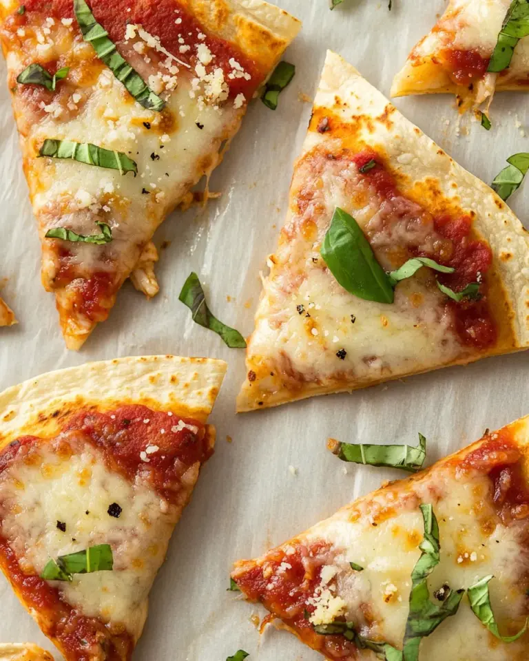 Homemade Crispy Baked Pizza Chicken Quesadillas. recipe photo