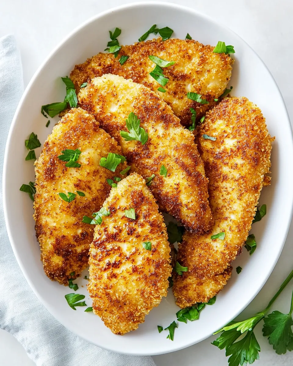 Homemade Crispy Breaded Chicken Cutlets photo