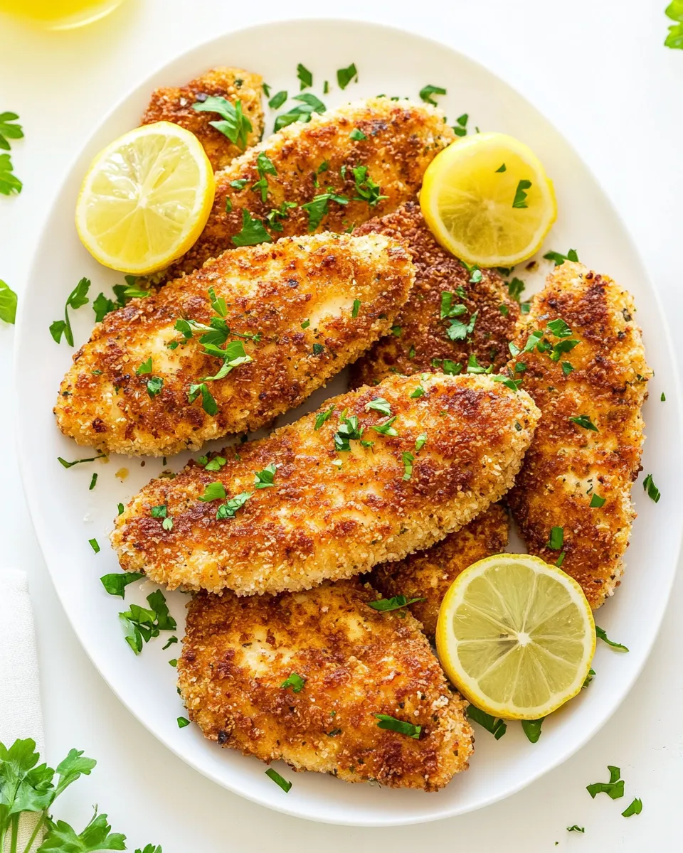 Delicious Crispy Breaded Chicken Cutlets dish photo