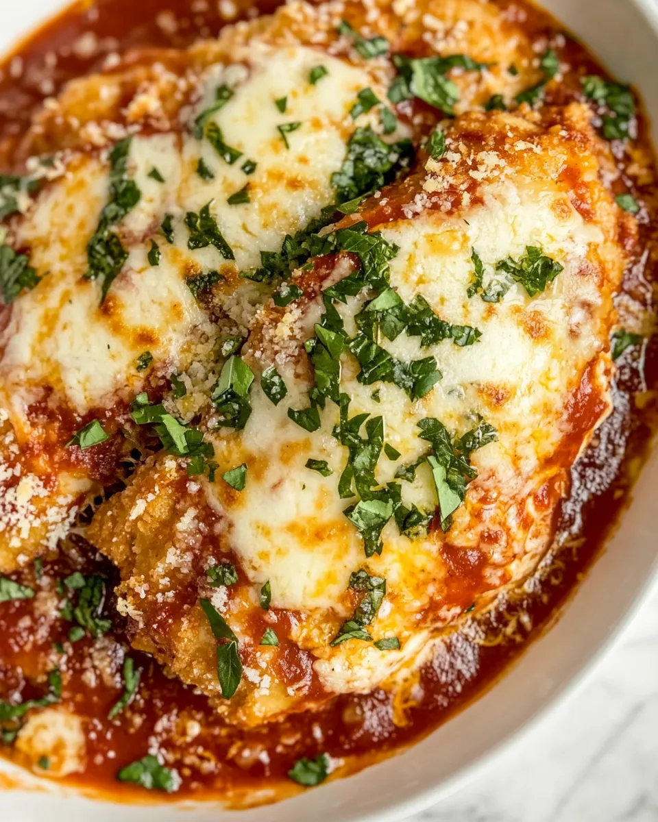 Homemade Crispy Chicken Parmesan photo