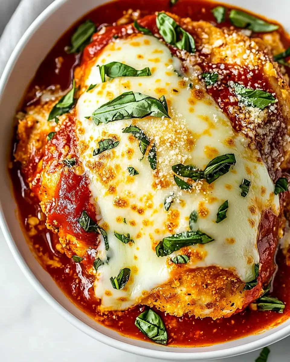 Delicious Crispy Chicken Parmesan dish photo