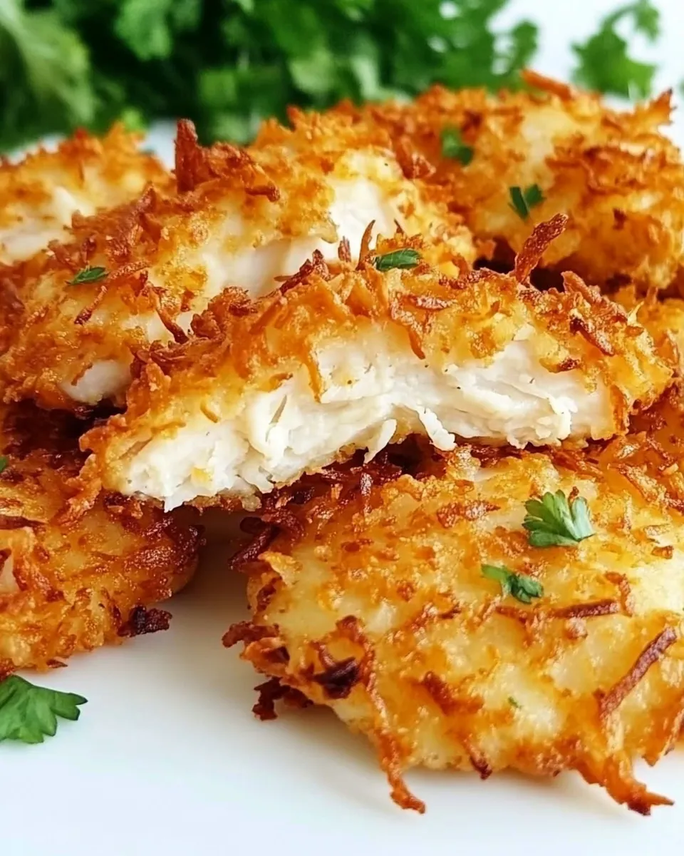 Homemade Crispy Coconut Chicken photo