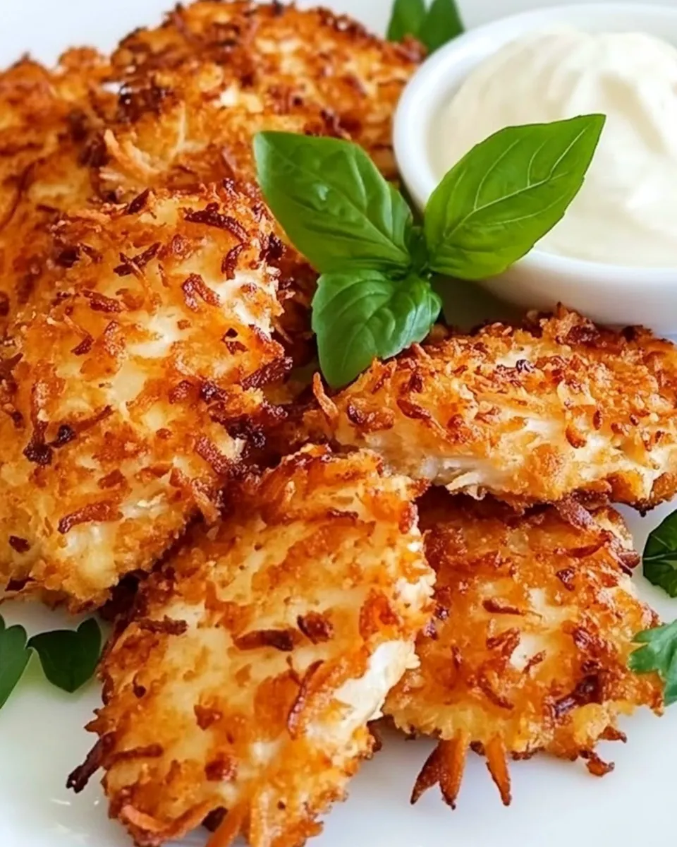 Classic Crispy Coconut Chicken image