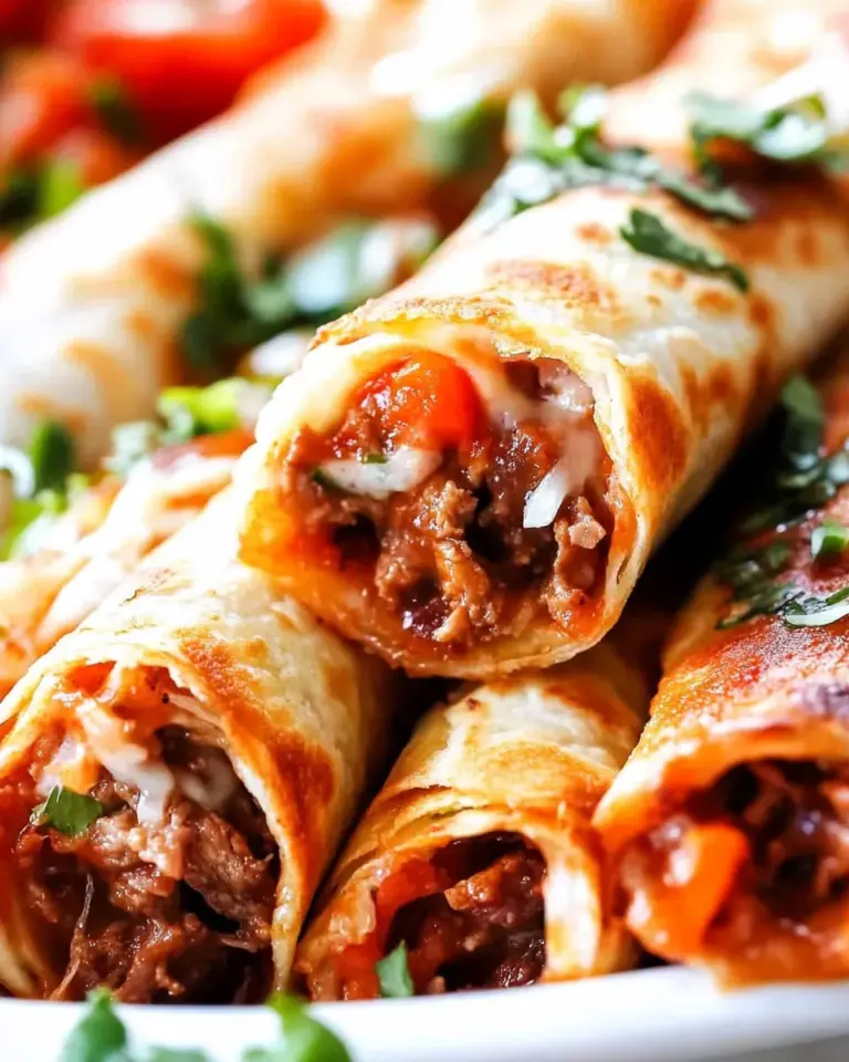 Homemade Crispy Jalapeno Popper Beef Taquitos photo