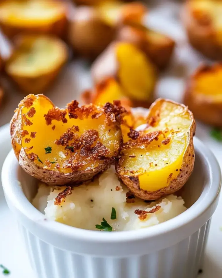 Homemade Crispy Smashed Red Potatoes photo