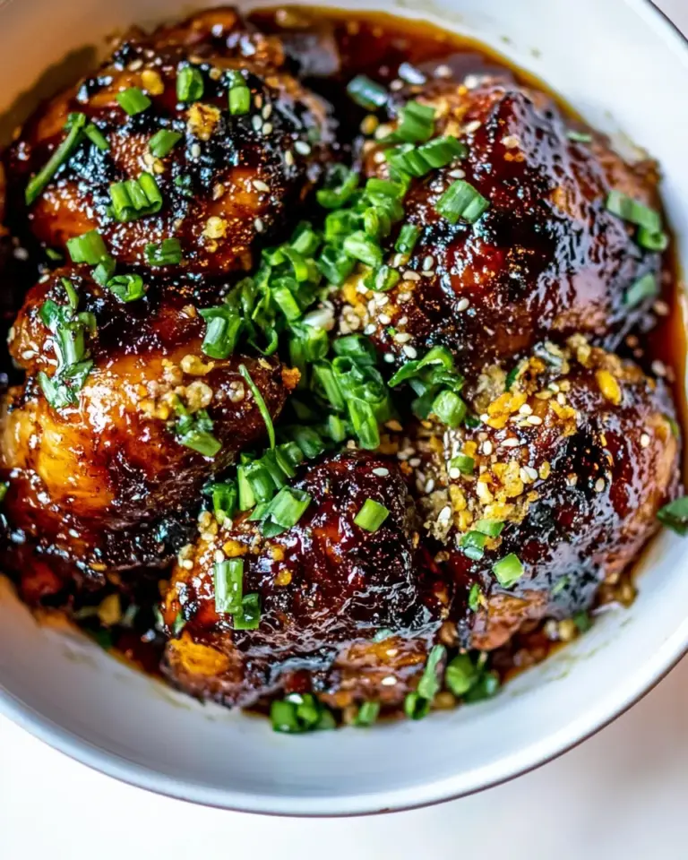 Homemade Crockpot Honey Garlic Chicken. photo