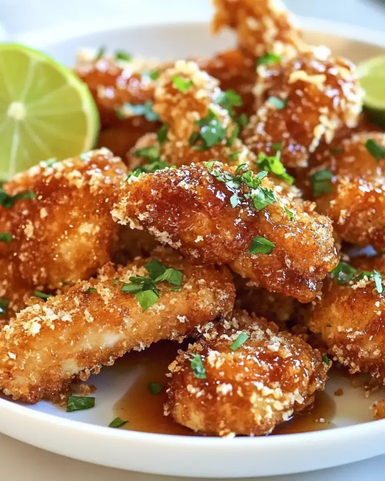 Homemade Crunchy Honey Lime Chicken photo