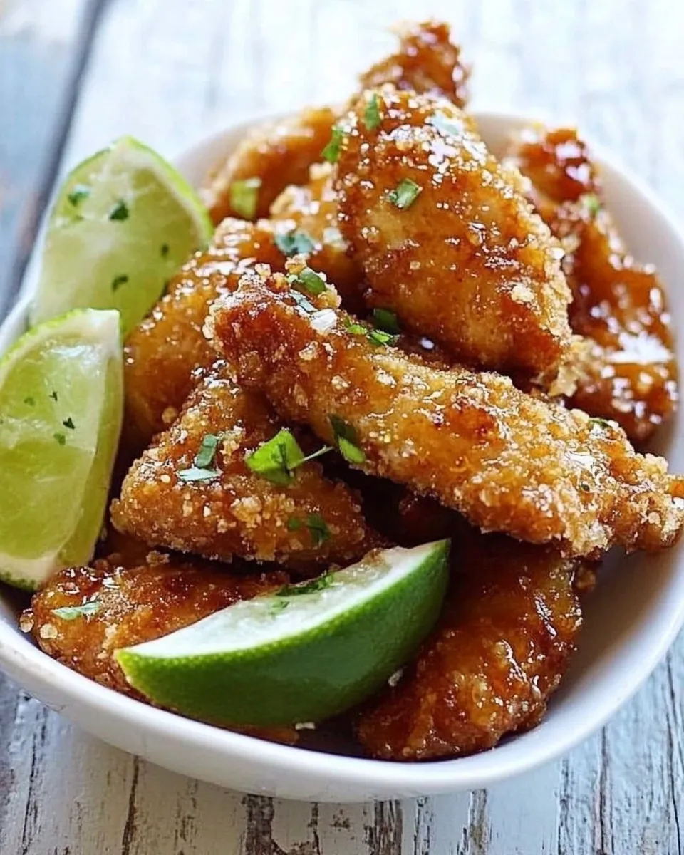 Easy Crunchy Honey Lime Chicken recipe photo
