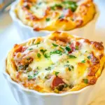 Homemade Crustless Pizza Bowls Easy Recipe photo