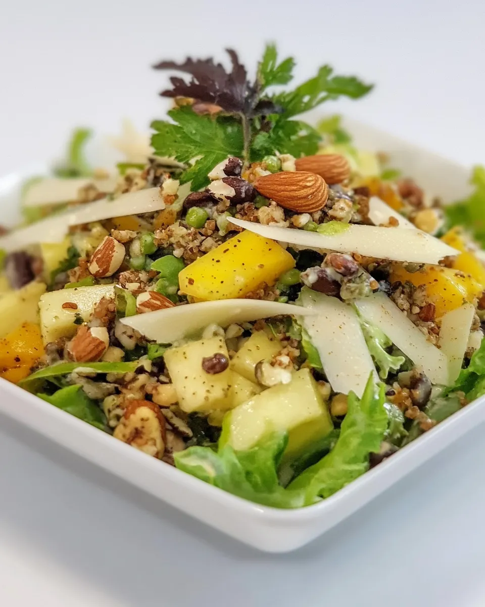 Homemade Curry-Spiced Fruit & Nut Garden Salad photo