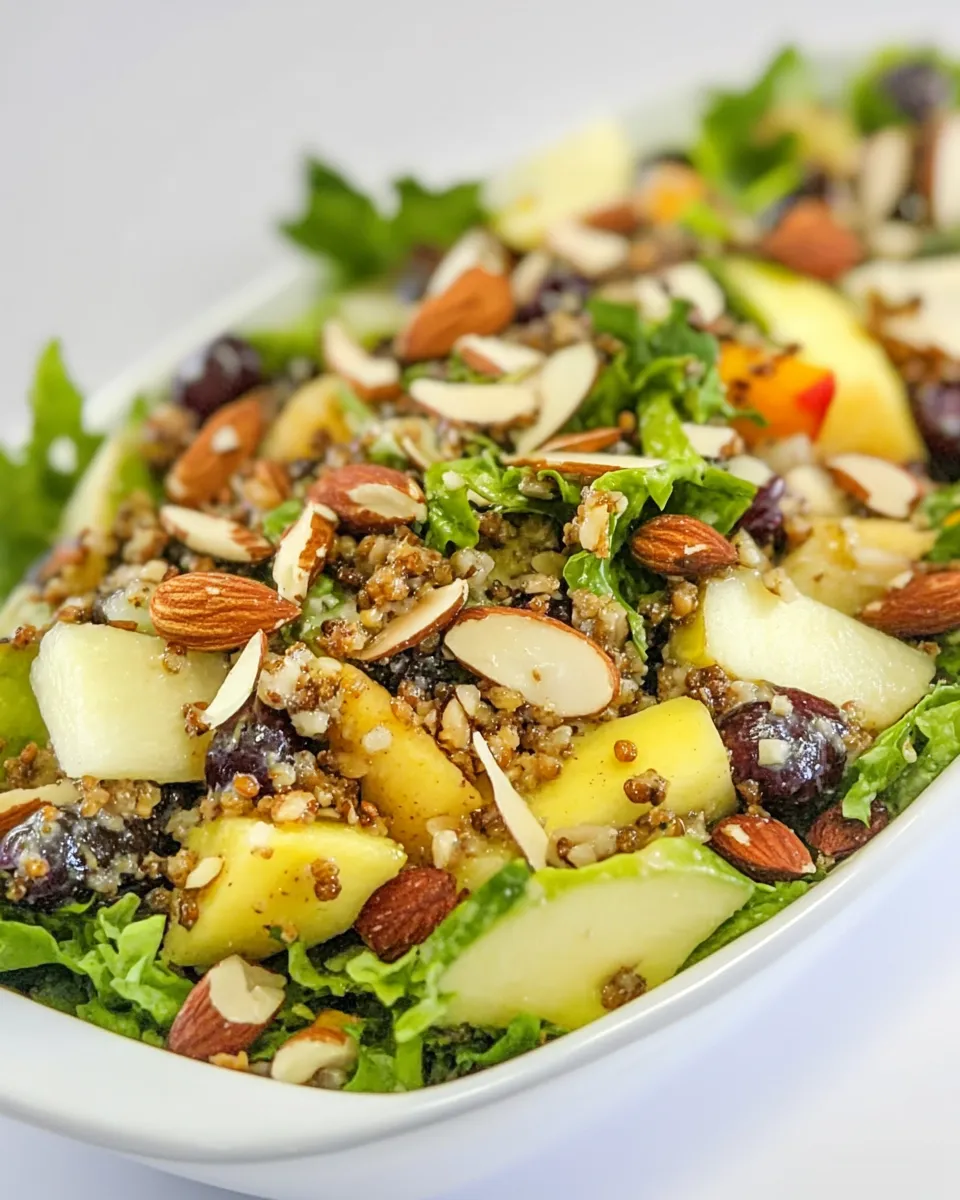 Delicious Curry-Spiced Fruit & Nut Garden Salad dish photo