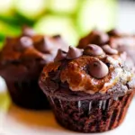 Homemade Double Chocolate Zucchini Muffins photo