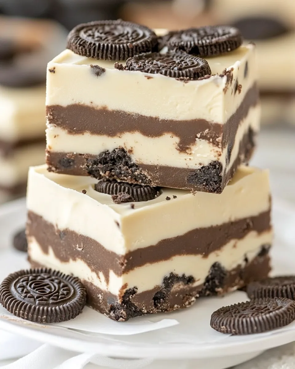 Classic Double Decker Oreo Fudge image