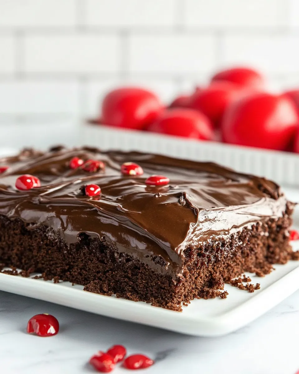 Classic Dr. Pepper Sheet Cake image